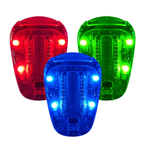 SomoGear Hel-Star 6 Submersible Helmet Light Red Grn Blu Color